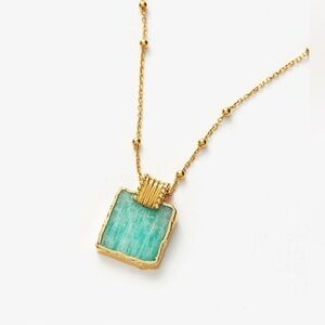 ‼️RARE‼️🎸MISSOMA🎸🔥NWT🔥LENA CHARM NECKLACE—Amazonite